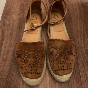 Flat espadrilles from Sundance Catalog